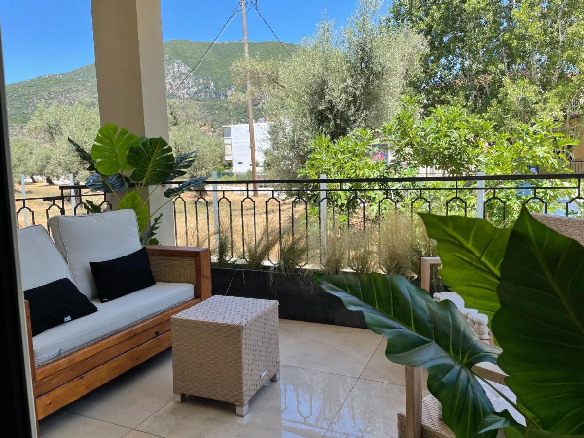 Kl Suites Lefkada - Feel At Home New Boho Apartment 400M From Beach Nidri Town Center Eksteriør bilde