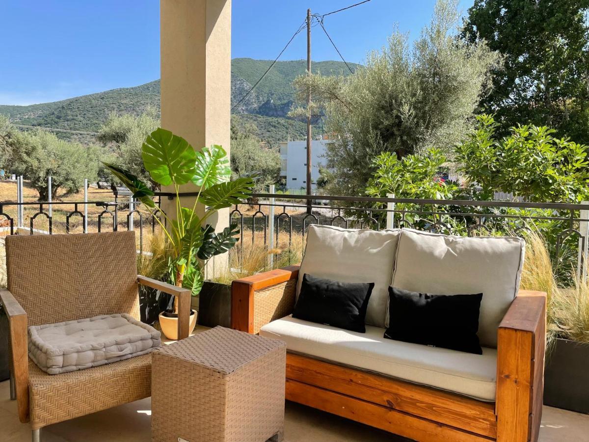 Kl Suites Lefkada - Feel At Home New Boho Apartment 400M From Beach Nidri Town Center Eksteriør bilde